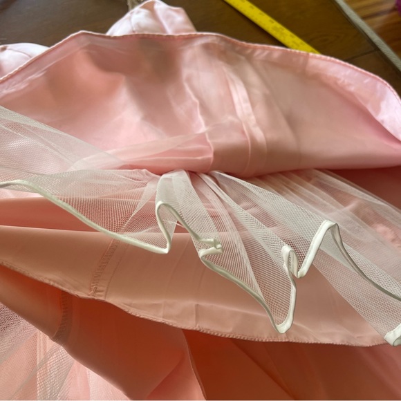 Sherri Hill  50548 blush pink rhinestone cap sleeve  short  dress 10 - Picture 14 of 16